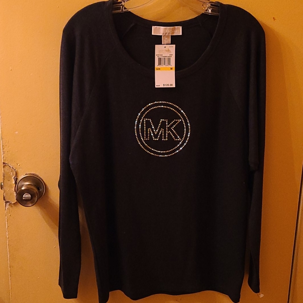 MICHAEL KORS SIZE M TOP NWT RETAIL 120.00